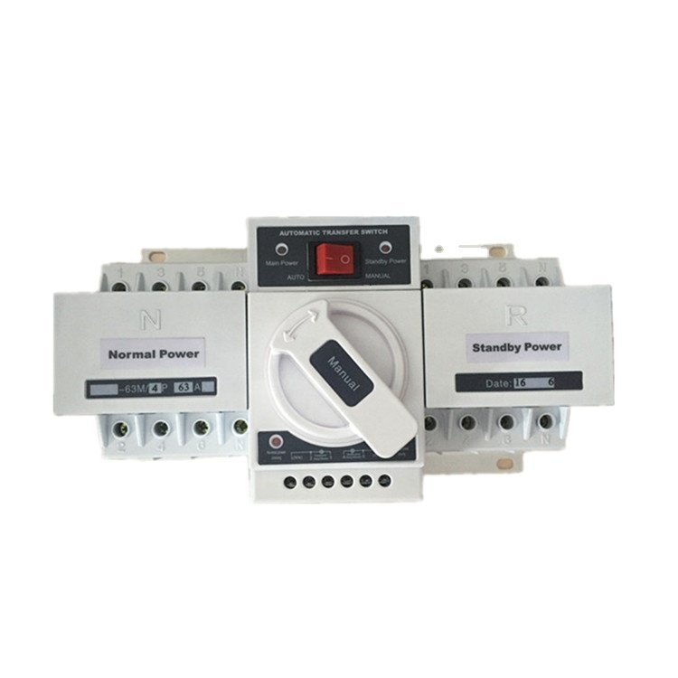 YUYE CB Class YEQ1-63M/4P Mini Type ATS Electrical Changeover Switches Socomec Auto Transfer Switch